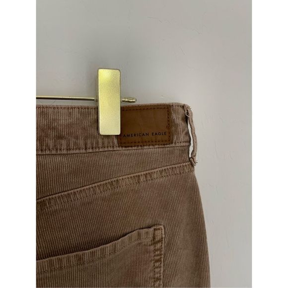 AMERICAN EAGLE Stretch Corduroy Super High-Waisted Plus Size Flare Pants Sz 18 - Picture 5 of 10